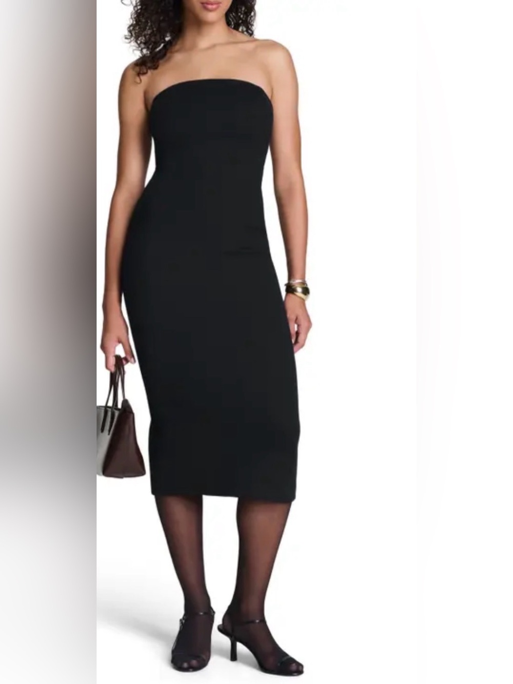Spanx Strapless Midi Dress